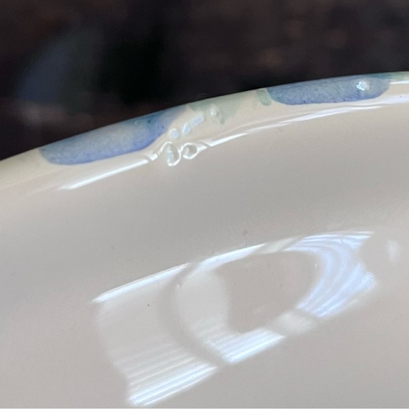 Crate&Barrel Italy Hand Painted Lemon Print Ceramic 10” Dinner Plate - Picture 12 of 12